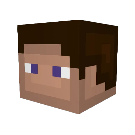 Spike392 Minecraft avatar head, 3D render