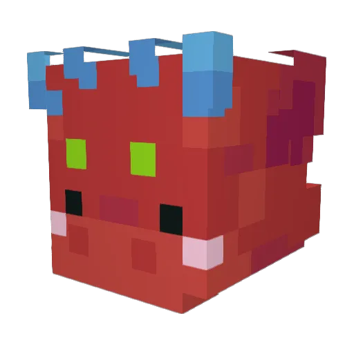 SpikeBeatbox Minecraft avatar head, 3D render
