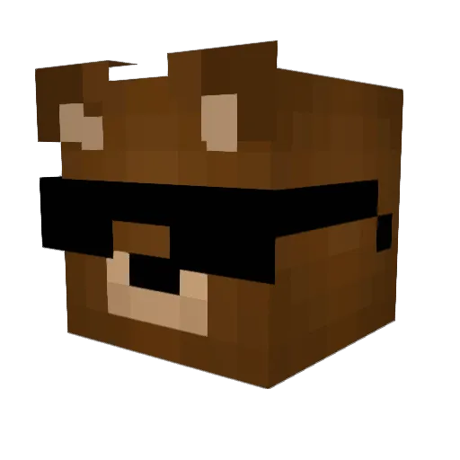 SpikeD17 Minecraft avatar head, 3D render