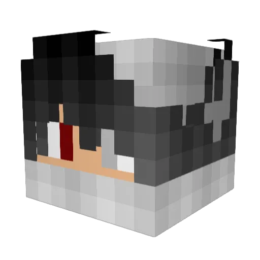 SpikeDyke Minecraft avatar head, 3D render