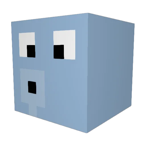 Spike_dash Minecraft avatar head, 3D render