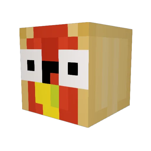 SpikedPepper931 Minecraft avatar head, 3D render