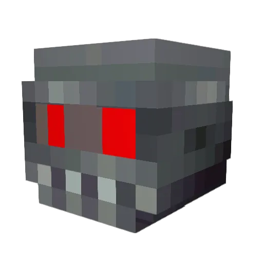 Spikedog55 Minecraft avatar head, 3D render
