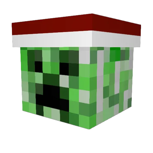 Spikeeeee Minecraft avatar head, 3D render