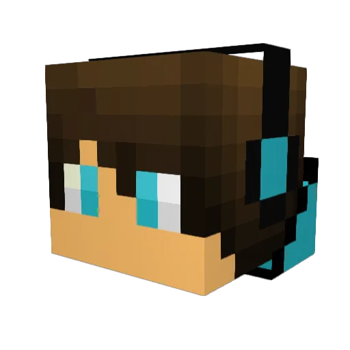 Spikemonkey1 Minecraft avatar head, 3D render