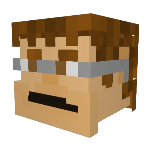 Spiker_Boy_2003 Minecraft avatar head, 3D render