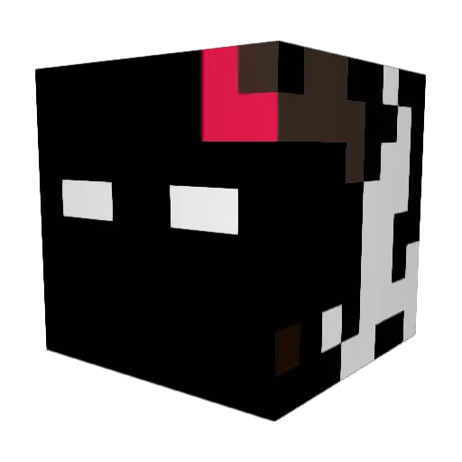 Spikes_21 Minecraft avatar head, 3D render