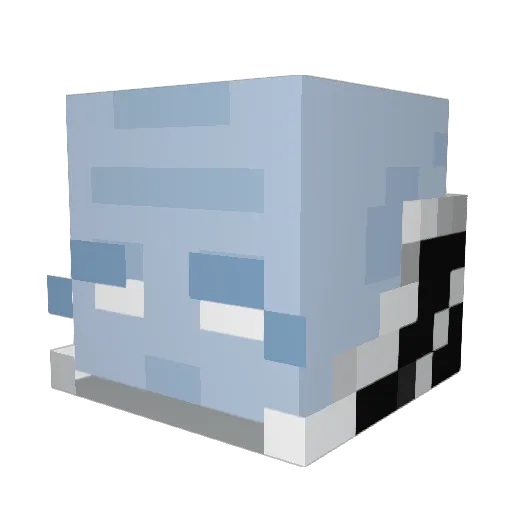 Spikes__ Minecraft avatar head, 3D render