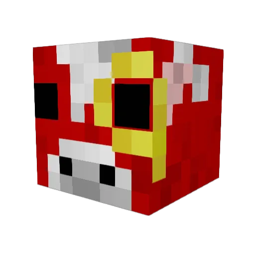 Spikethebike2 Minecraft avatar head, 3D render