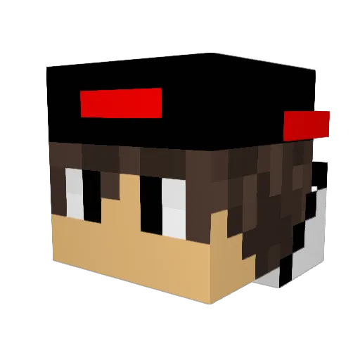 Spikoftw Minecraft avatar head, 3D render