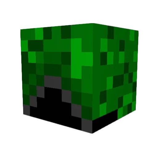 Spiky513 Minecraft avatar head, 3D render
