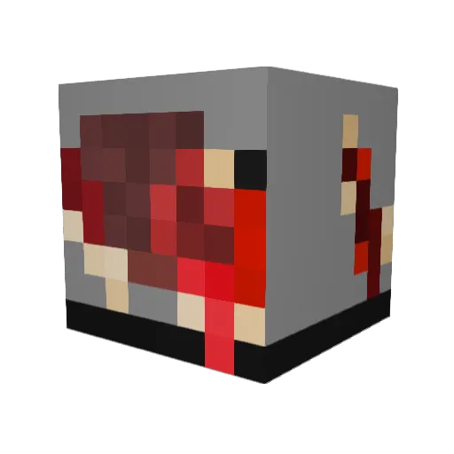 SpikyPuss Minecraft avatar head, 3D render