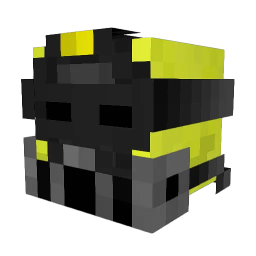 SpikySilas Minecraft avatar head, 3D render