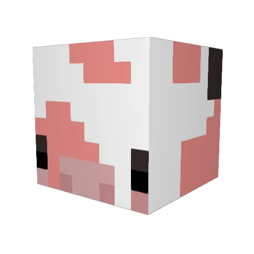 SpilTheTea101 Minecraft avatar head, 3D render