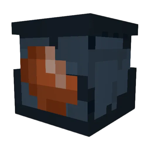 SpilledBeansss Minecraft avatar head, 3D render