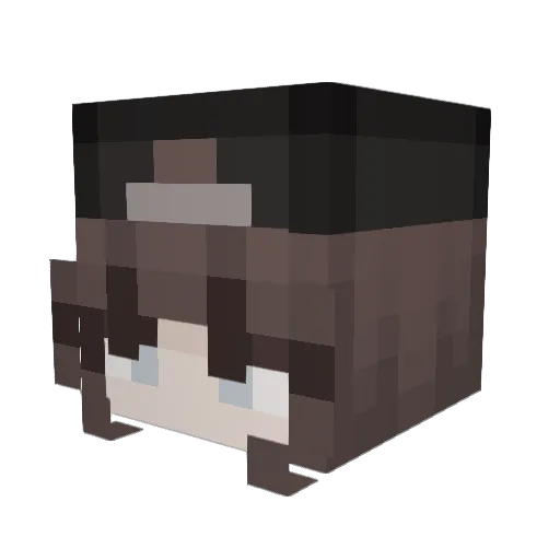 SpillinThatTea Minecraft avatar head, 3D render