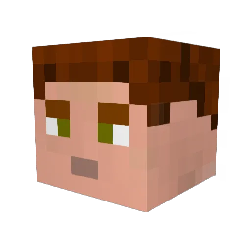 Spillman42 Minecraft avatar head, 3D render