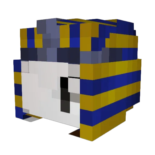 Spillsz Minecraft avatar head, 3D render