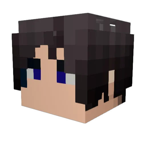 SpillzALot Minecraft avatar head, 3D render