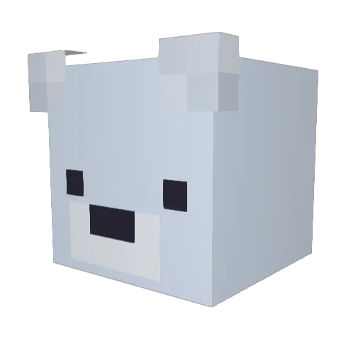 Spimst_Destin Minecraft avatar head, 3D render
