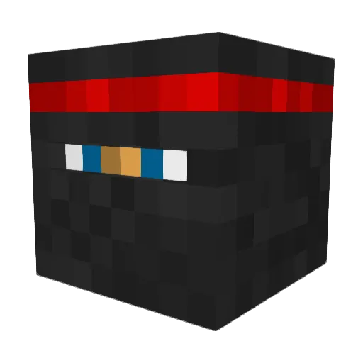 SpinGaming Minecraft avatar head, 3D render