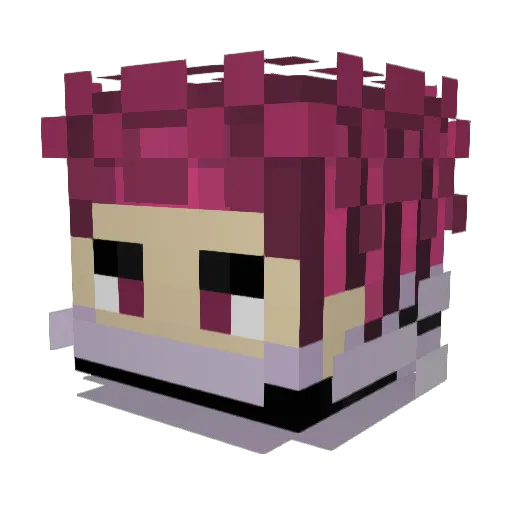 Spinach_Killer Minecraft avatar head, 3D render