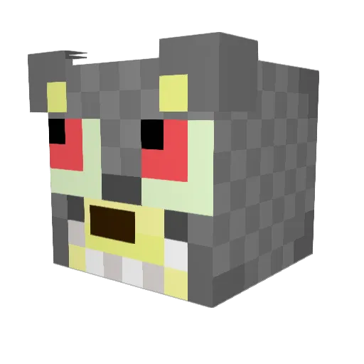 Spinazzola37 Minecraft avatar head, 3D render