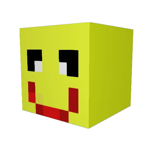 Spincycle99 Minecraft avatar head, 3D render