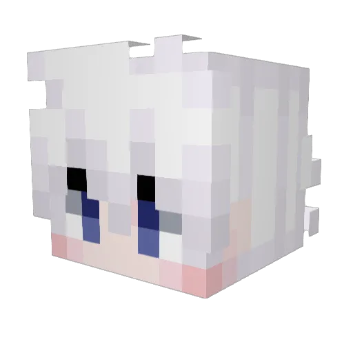 SpinelSZ Minecraft avatar head, 3D render