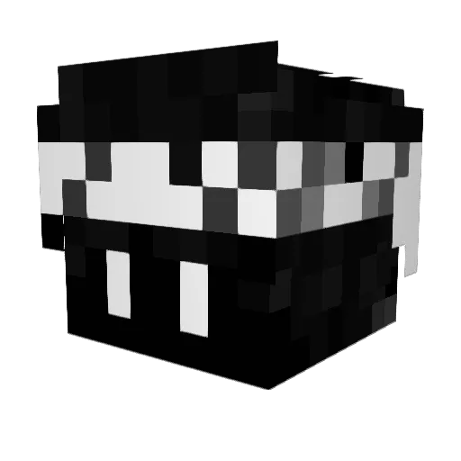 Spinini Minecraft avatar head, 3D render