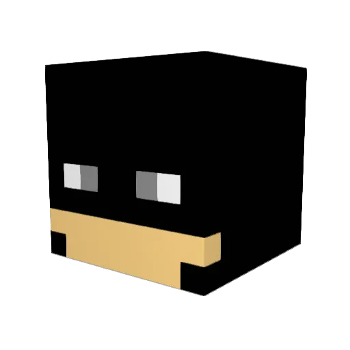 Spinne7 Minecraft avatar head, 3D render