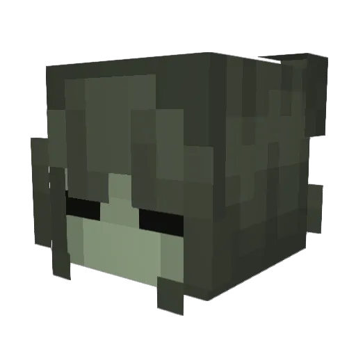 SpinningSheep20 Minecraft avatar head, 3D render
