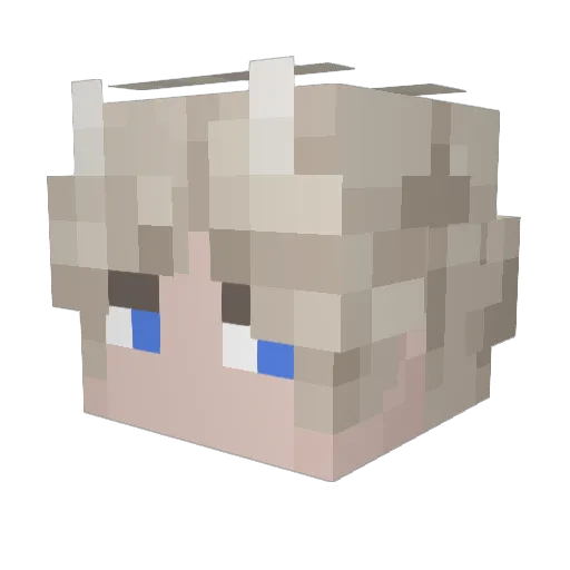Spion093 Minecraft avatar head, 3D render