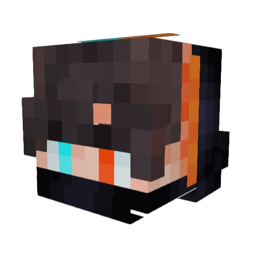 Spionfreak987 Minecraft avatar head, 3D render