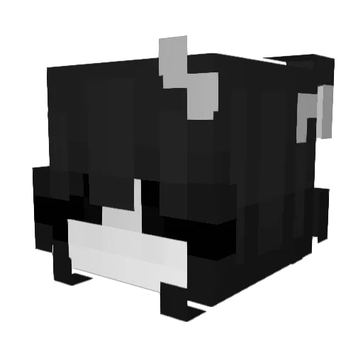 Spir1t3d Minecraft avatar head, 3D render