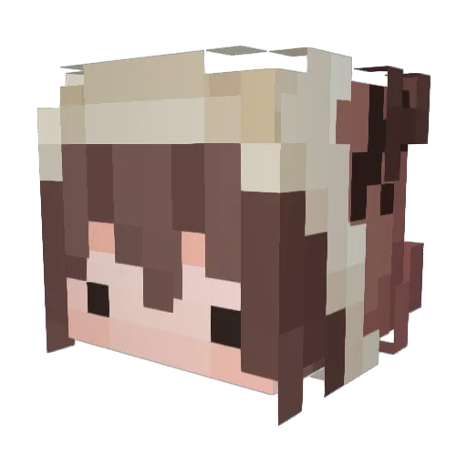 SpiralDeer Minecraft avatar head, 3D render