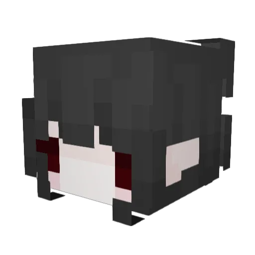 Spiralcandle Minecraft avatar head, 3D render