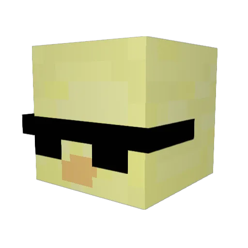 Spiralkay Minecraft avatar head, 3D render