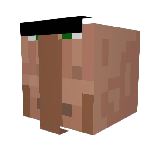 SpirexxYT Minecraft avatar head, 3D render