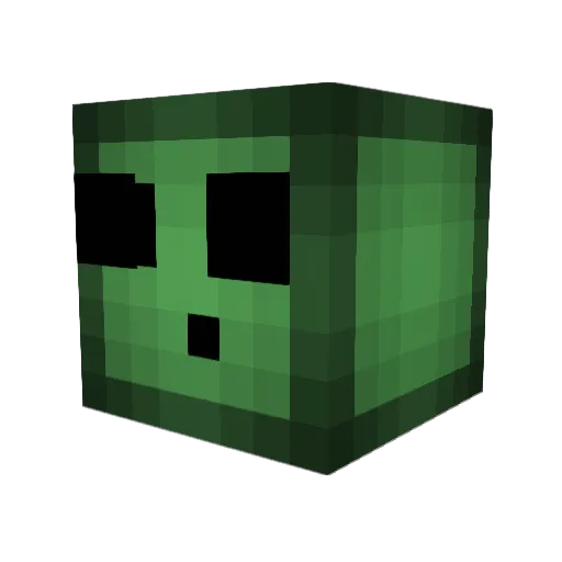 Spirit4242 Minecraft avatar head, 3D render