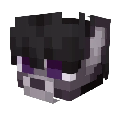 SpiritAvgustin Minecraft avatar head, 3D render