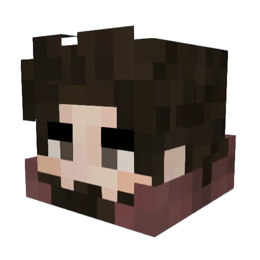 SpiritBOMBER542 Minecraft avatar head, 3D render
