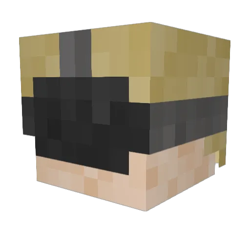 SpiritOfEvil Minecraft avatar head, 3D render