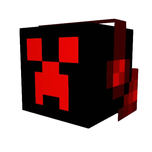 SpiritWolf13107 Minecraft avatar head, 3D render