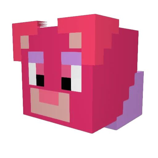 Spirit_Leo Minecraft avatar head, 3D render