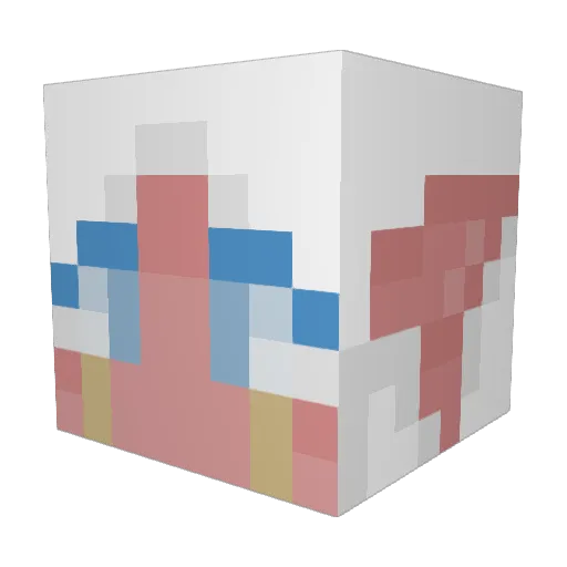 Spirit_Wish Minecraft avatar head, 3D render