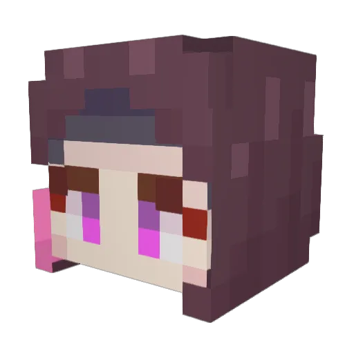 Spirited_Smile Minecraft avatar head, 3D render