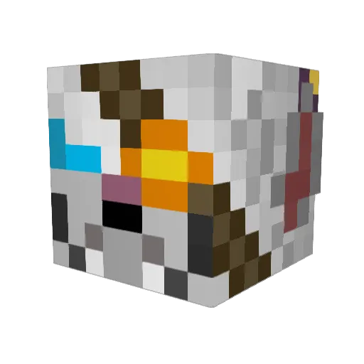 SpiritofOrpheus Minecraft avatar head, 3D render