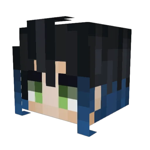 SpiritualGod__ Minecraft avatar head, 3D render