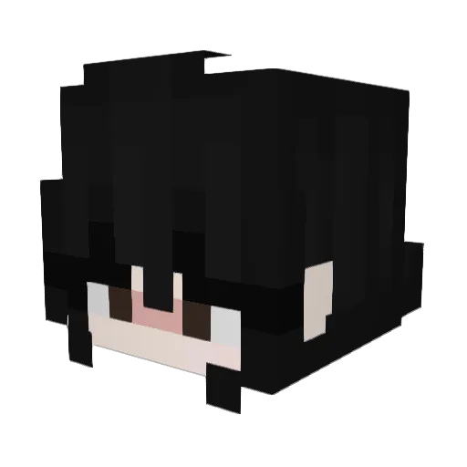 Spiritvs Minecraft avatar head, 3D render